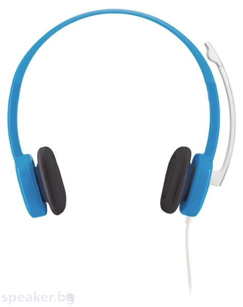Слушалки LOGITECH Stereo Headset H150 Blueberry