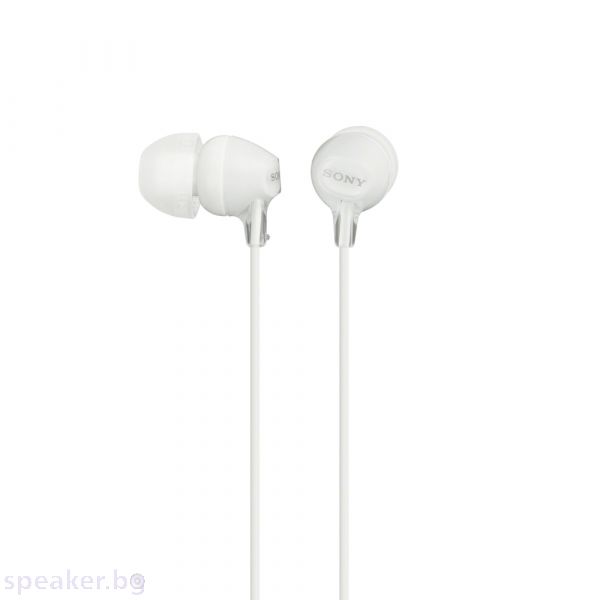 Слушалки SONY Headset MDR-EX15LP white
