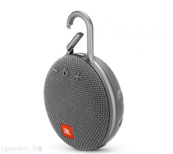 Тонколона JBL CLIP 3 GRY ultra-portable and waterproof Bluetooth speaker