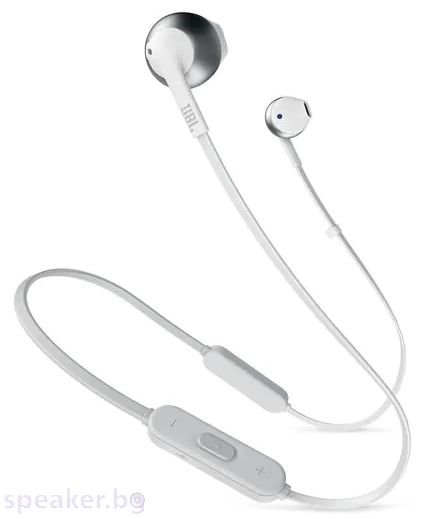 Слушалки JBL T205BT SIL In-ear headphones