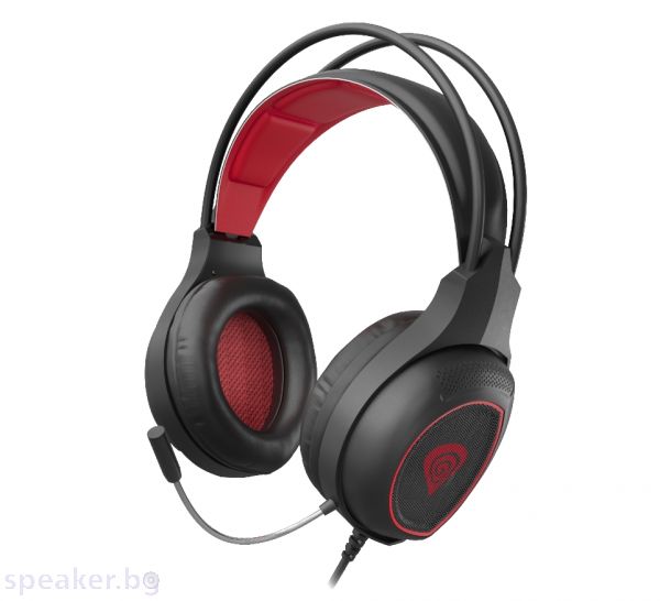 Слушалки GENESIS Gaming Headset Radon 300 Virtual 7.1 Black-Red