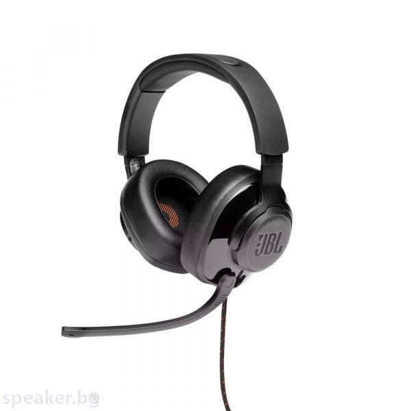 Слушалки JBL QUANTUM 300 BLK Hybrid wired over-ear gaming headset with flip-up mic