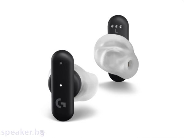 Bluetooth тонколона LOGITECH FITS True Wireless Gaming Earbuds - BLACK – 2.4GHZ/BT