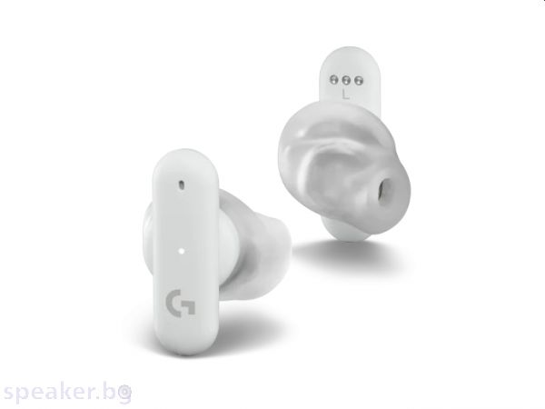Bluetooth тонколона LOGITECH FITS True Wireless Gaming Earbuds - WHITE – 2.4GHZ/BT
