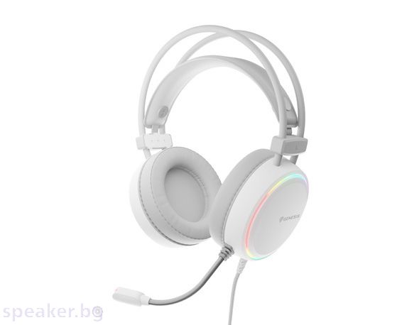 Микрофон GENESIS Headset Neon 613 With Microphone RGB Illumination White