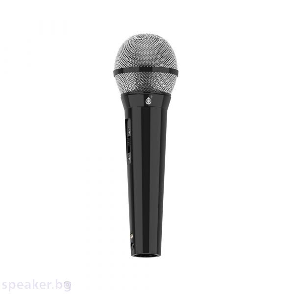Микрофон One Plus R2853, 6.3mm, Караоке, Черен 