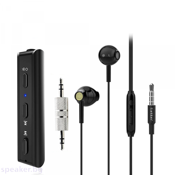 Слушалки за мобилни устройства Earldom ET-M37, С Bluetooth приемник, Черен 
