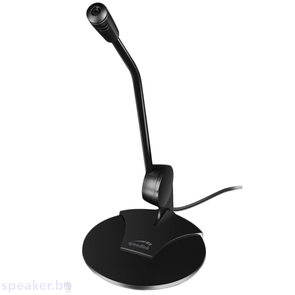 Микрофон SPEED-LINK PURE Desktop Voice Microphone Черен