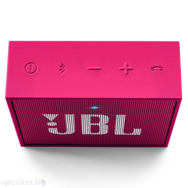 Блутут колонка JBL GO Pink, 3W Розов