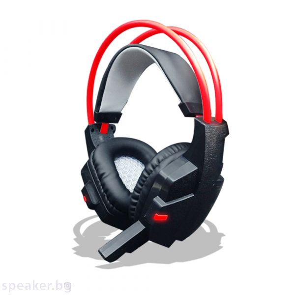 Геймърски слушалки, FanTech Clink HG4, С микрофон, черен 