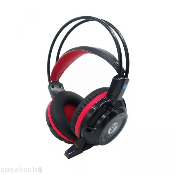 Геймърски слушалки, FanTech Visage HG7, С микрофон, черен 