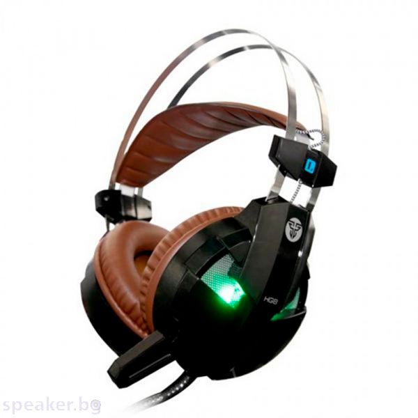 Геймърски слушалки, FanTech Phantom HG8, С микрофон, черен 