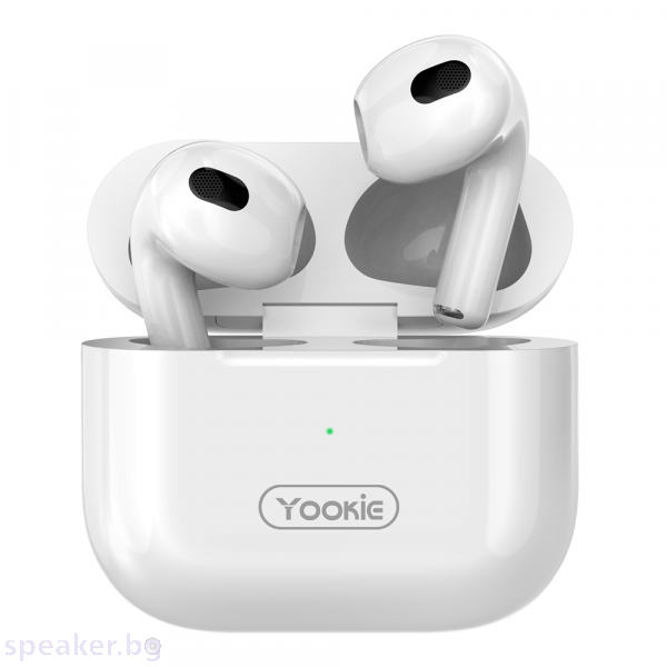 Слушалки с Bluetooth Yookie YKS23, White - 20610