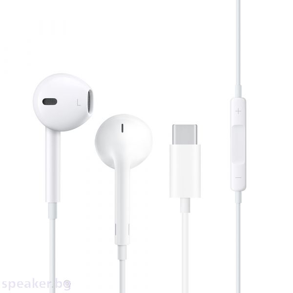 Слушалки за мобилни устройства WiWu Earbuds 303, Type-C, Mикрофон, Бял 