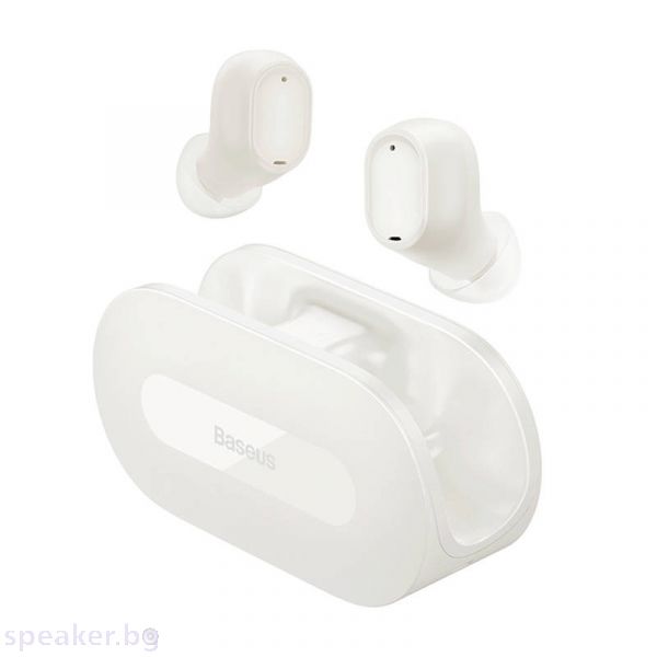 Слушалки с Bluetooth Baseus Bowie EZ10, TWS, White – 20757