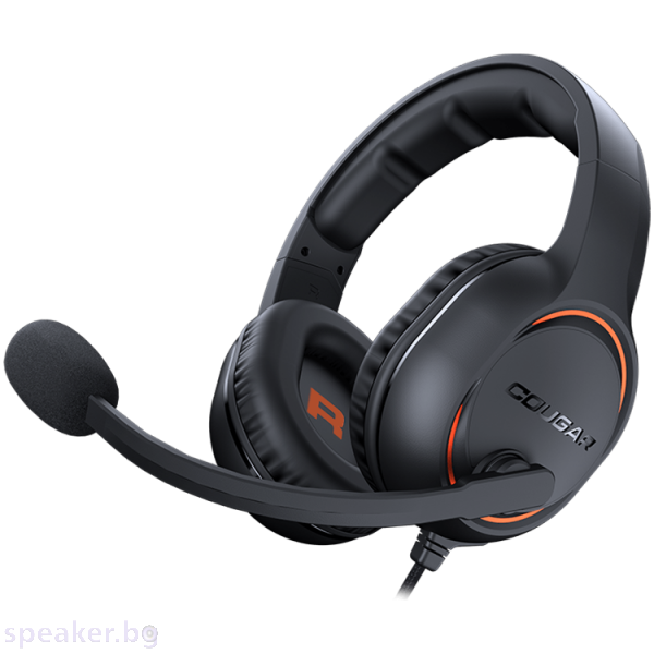 Геймърски слушалки COUGAR HX330 - Orange Gaming Headset