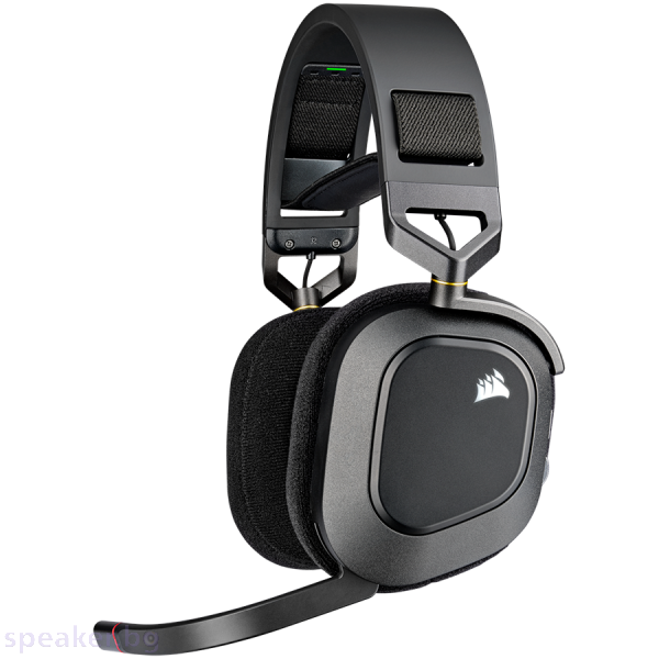 Геймърски слушалки Corsair gaming headset HS80 RGB WIRELESS Premium with Spatial Audio