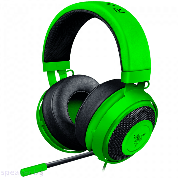 Геймърски слушалки Razer BlackShark V2 X - Wired Gaming Headset - Green - FRML Packaging