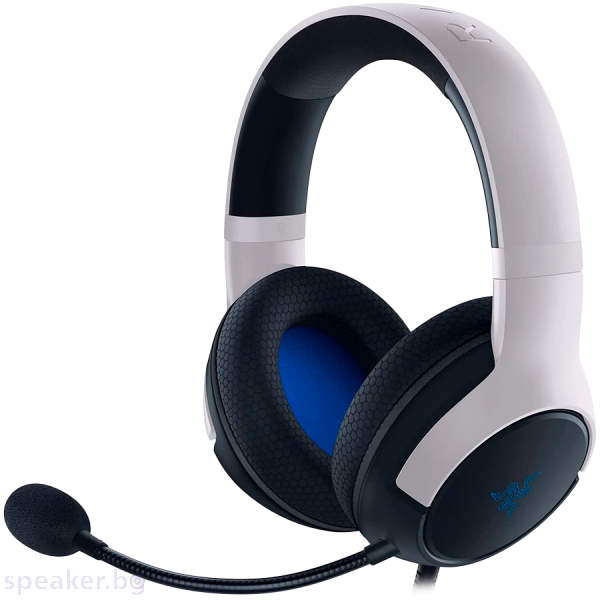 Геймърски слушалки Razer Kaira for Playstation - White
