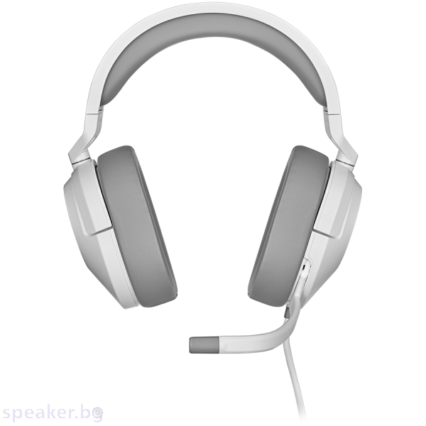 Геймърски слушалки Corsair gaming headset HS55 Surround White