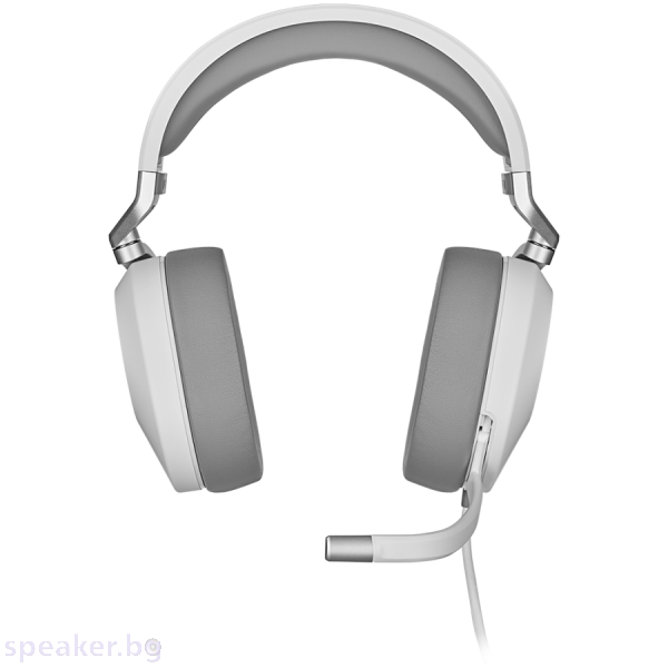 Геймърски слушалки Corsair gaming headset HS65 Surround White