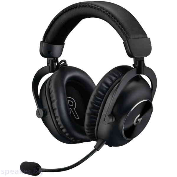 Геймърски слушалки LOGITECH G PRO X2 LIGHTSPEED Wireless Gaming Headset - Blue Mic - BLACK