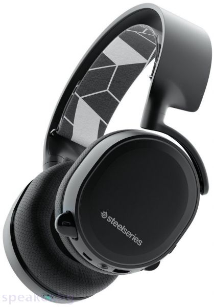 Геймърски слушалки SteelSeries, Arctis 3 Bluetooth Black 2019 Edition, Микрофон, Черен