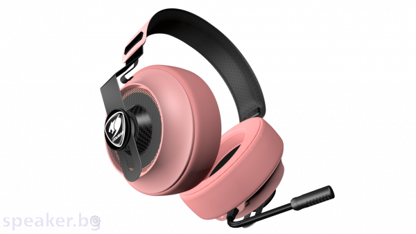 Геймърски слушалки COUGAR Phontum Essential - Pink