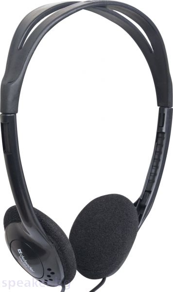 Стерео слушалки Defender Aura 101 cable 1.8 m, черни