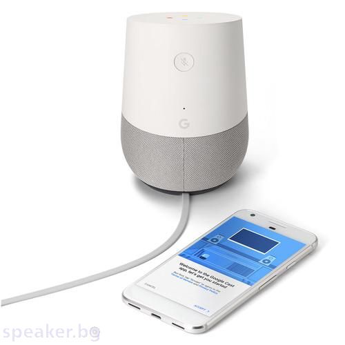 Безжична колонка Google Home Speaker Бял