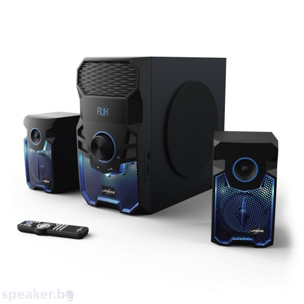 Озвучителна система HAMA Urage SoundZ Revolution 2.1 100W, Bluetooth, USB, SD Card