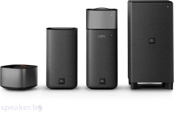 Тонколони PHILIPS Fidelio E6 музикална система Wireless Surround on Demand Speakers