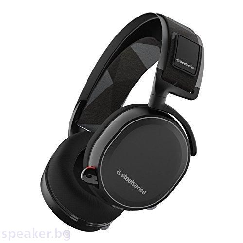 Геймърски слушалки SteelSeries Arctis 7 Black 7.1, Микрофон, Черно, Безжични