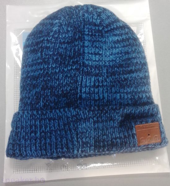 Bluetooth шапка H031B, синя, сива