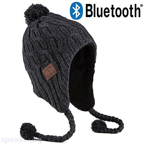 Bluetooth шапка H025B, сива