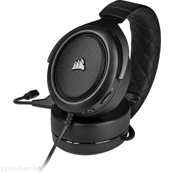 Слушалки CORSAIR HS50 PRO STEREO Gaming Headset-Carbon 