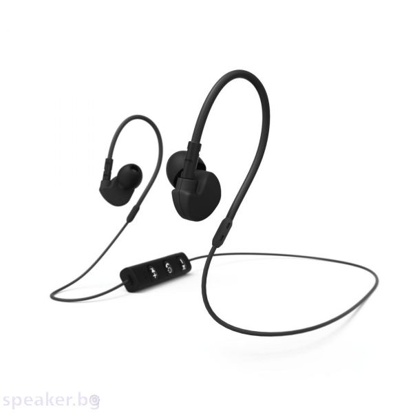 Спортни слушалки HAMA Run BT, In-Ear, Bluetooth, Микрофон, Черен