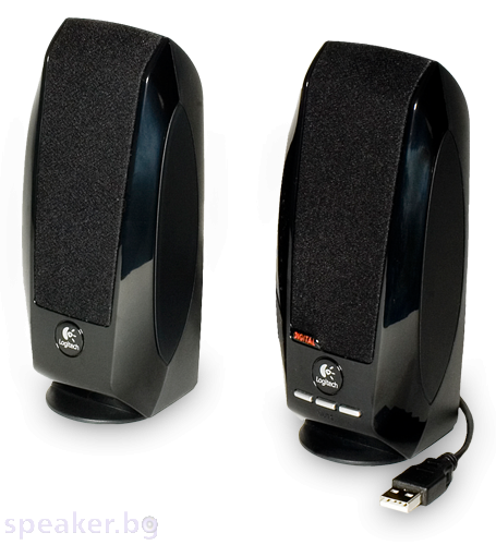 Тонколони Logitech S150, 2.0, 1.2W, USB, черен