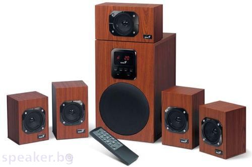 Тонколони 5.1 Genius Speakers SW-HF5.1 4500 Wood II  G-31730015400