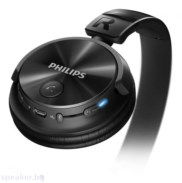 Стерео слушалки Philips SHB3060BK Bluetooth черен
