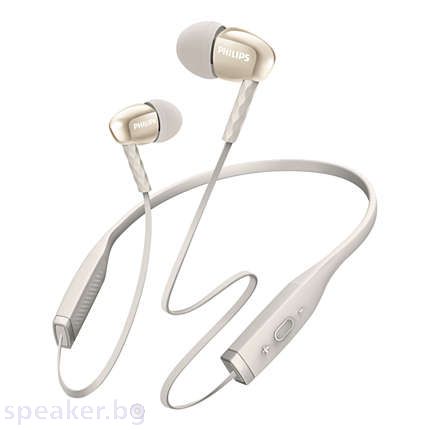 Слушалки с микрофон Philips SHB5950WT Bluetooth бял