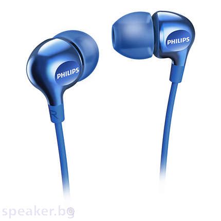 Слушалки за поставяне в ушите Philips SHE3700BL син 