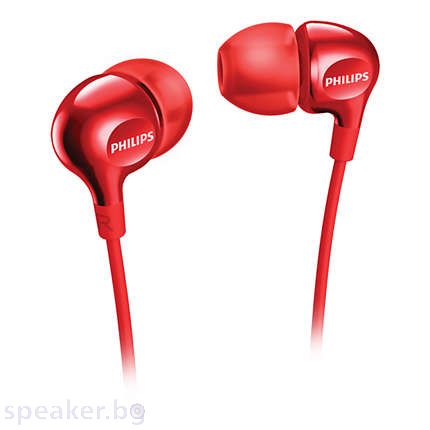 Слушалки за поставяне в ушите Philips SHE3700RD червен 