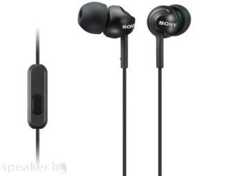 Слушалки SONY Headset MDR-EX110AP black