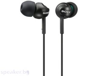 Слушалки SONY Headset MDR-EX110LP black