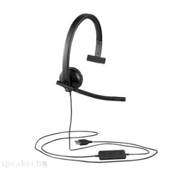 Слушалки LOGITECH USB Headset H570e Mono - USB