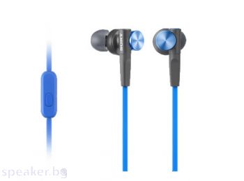 Слушалки SONY MDR-XB50AP сини