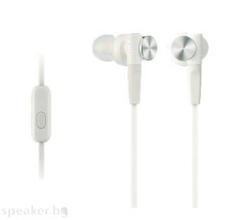 Слушалки SONY MDR-XB50AP бели