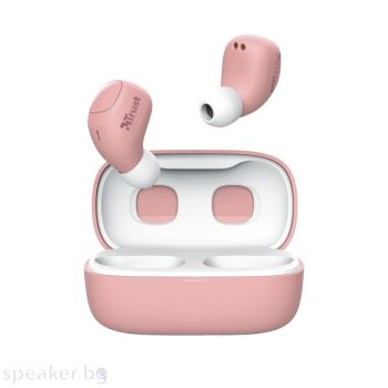 Слушалки TRUST Nika Compact Bluetooth Earphones Pink