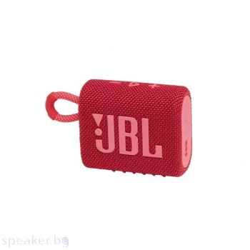 Тонколона JBL GO 3 RED Portable Waterproof Speaker